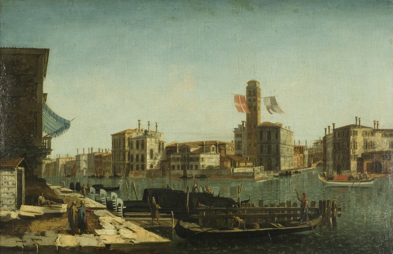 Veduta del Canal Grande, Venezia, c.1743 da Francesco Albotto