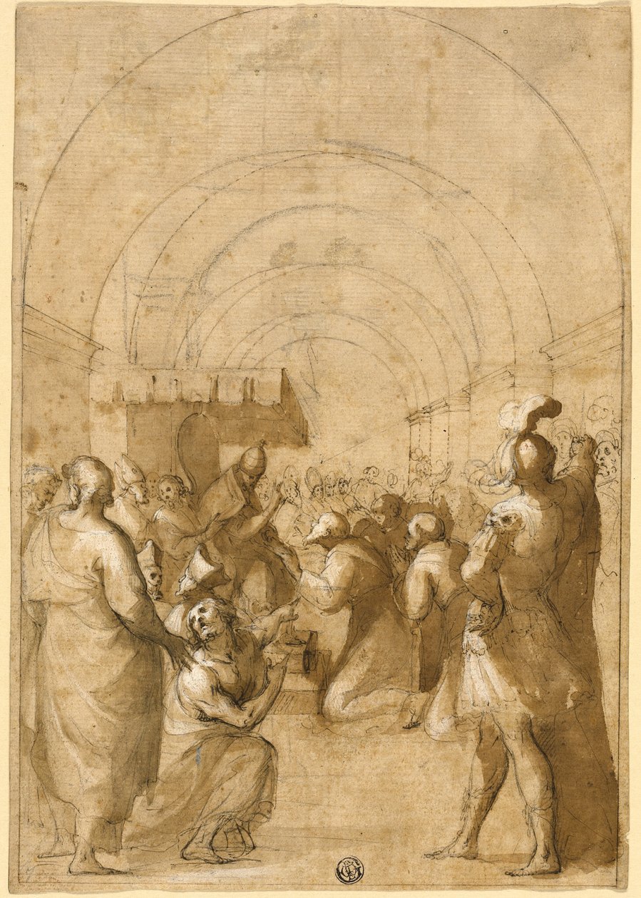 Studio per Papa Innocenzo III che istituisce l