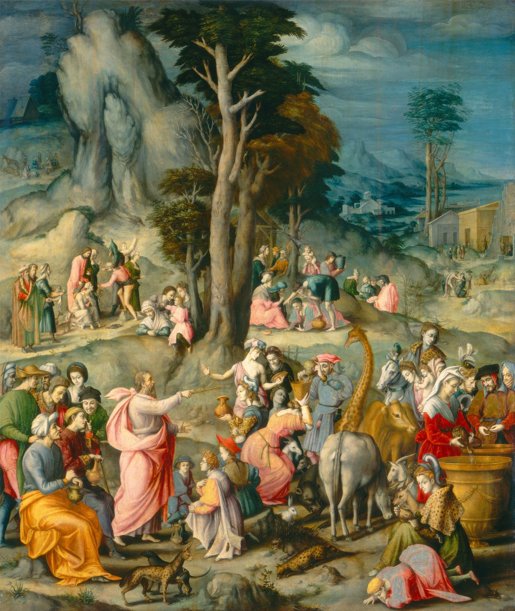 La raccolta della manna da Francesco Ubertini Bacchiacca