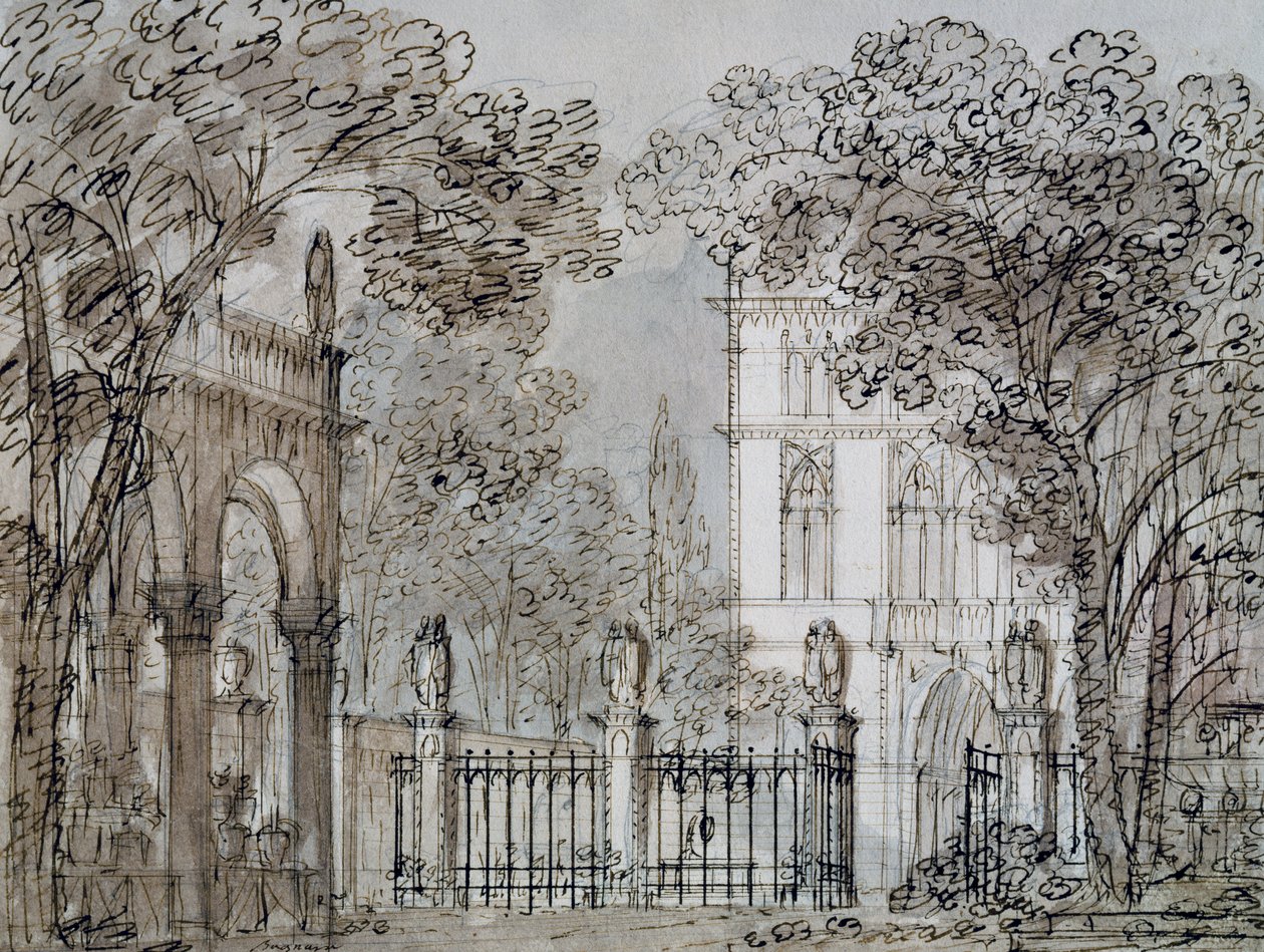 Scenografia di Francesco Bagnara per Otello, opera di Rossini, per il Teatro La Fenice di Venezia da Francesco Bagnara