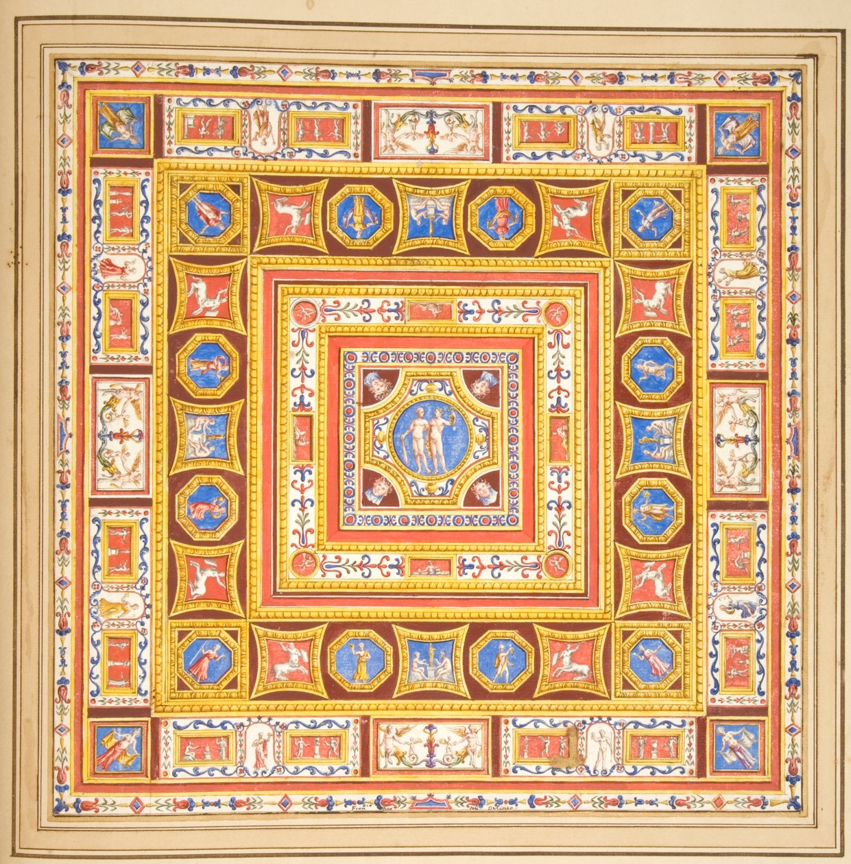 Holkham II. 23, foglio da Album Ashby II da Francesco Bartoli