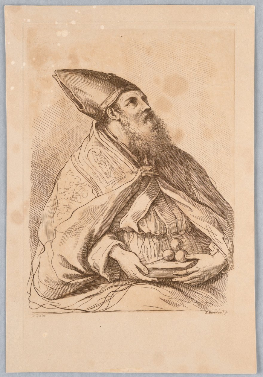 Un papa con un libro da Francesco Bartolozzi