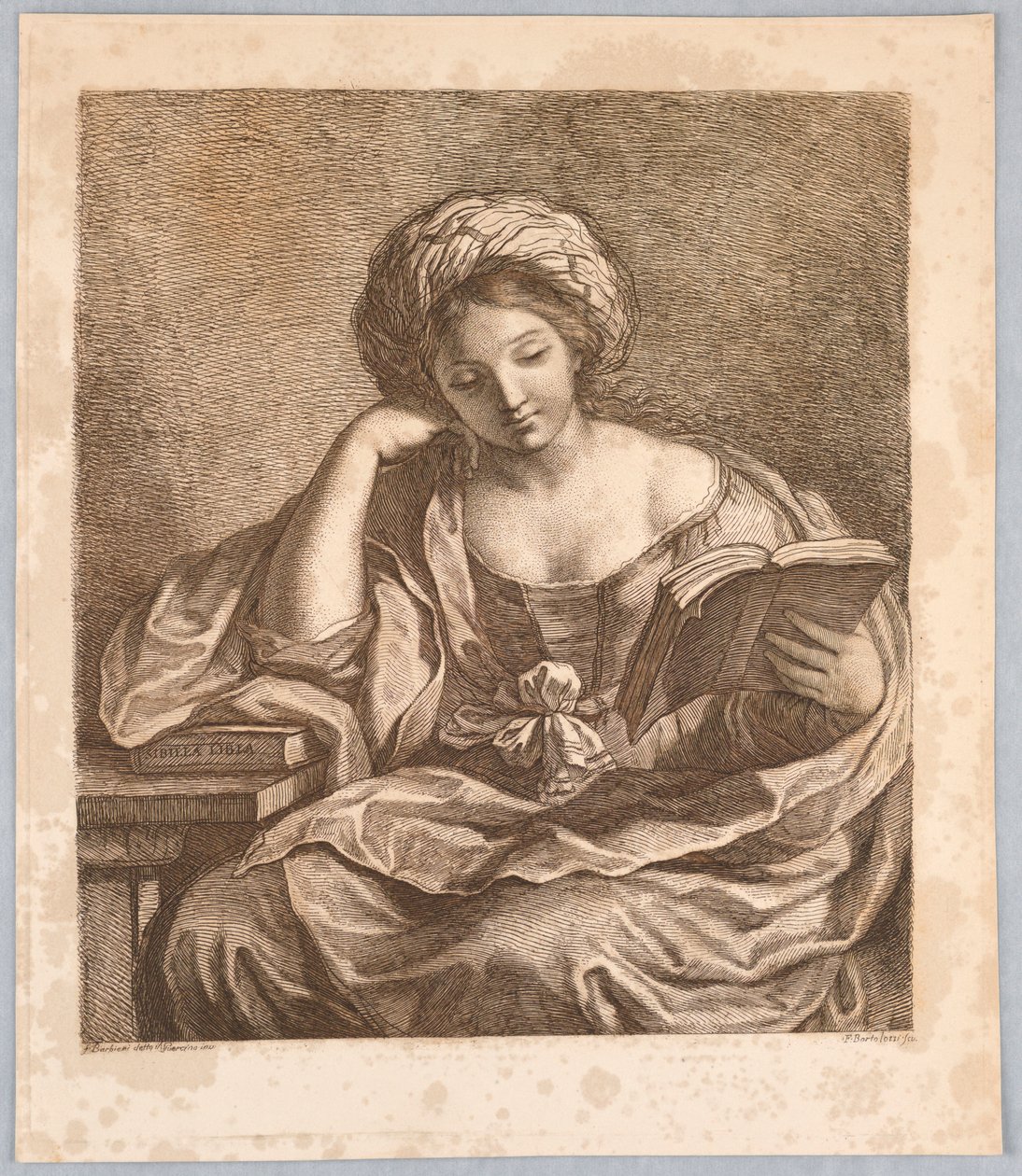Una Sibilla, con un Libro da Francesco Bartolozzi