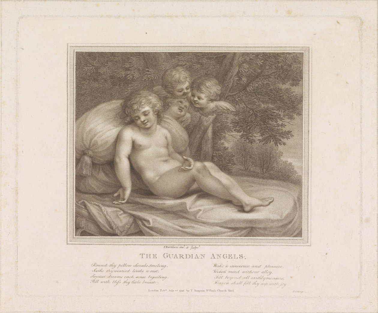 Angeli custodi da Francesco Bartolozzi