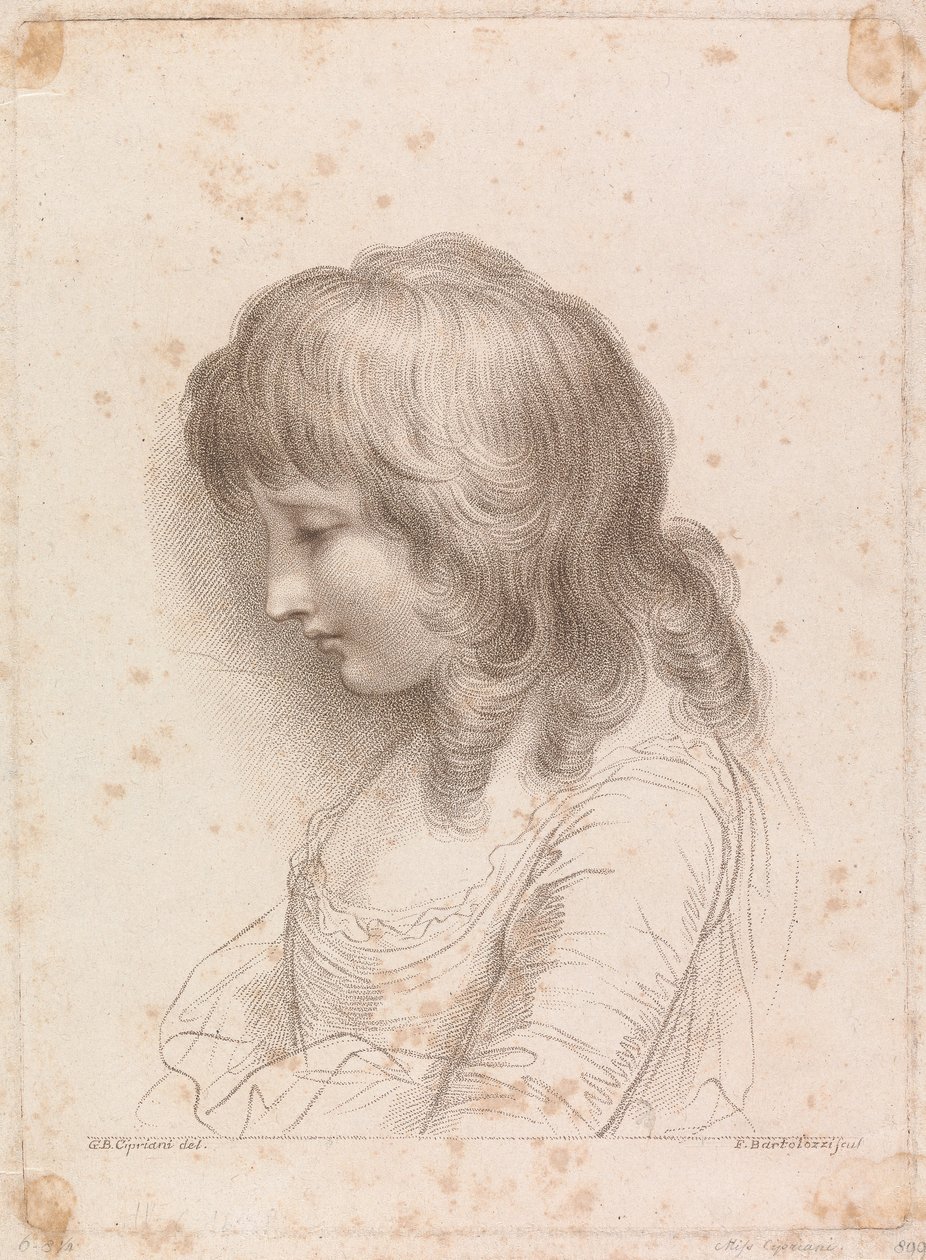 La figlia di Cipriani da Francesco Bartolozzi