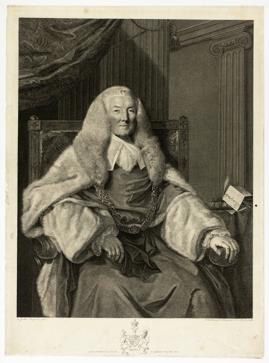 Conte Mansfield da Francesco Bartolozzi