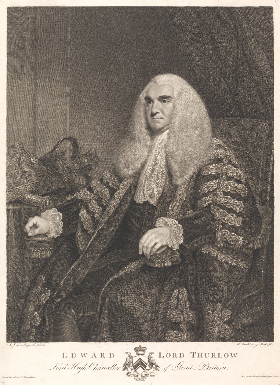 Edward Lord Thurlow da Francesco Bartolozzi