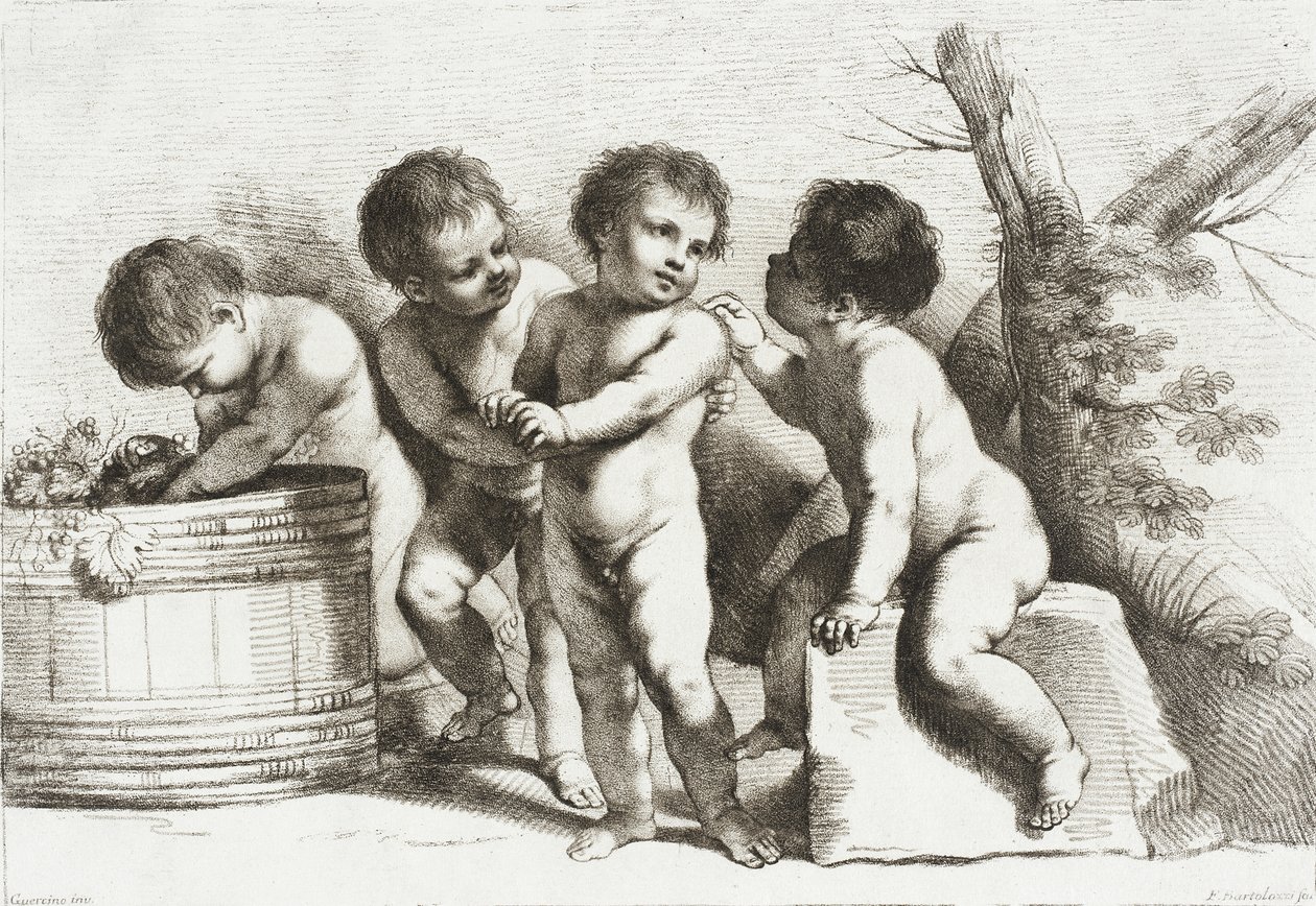 Quattro putti da Francesco Bartolozzi