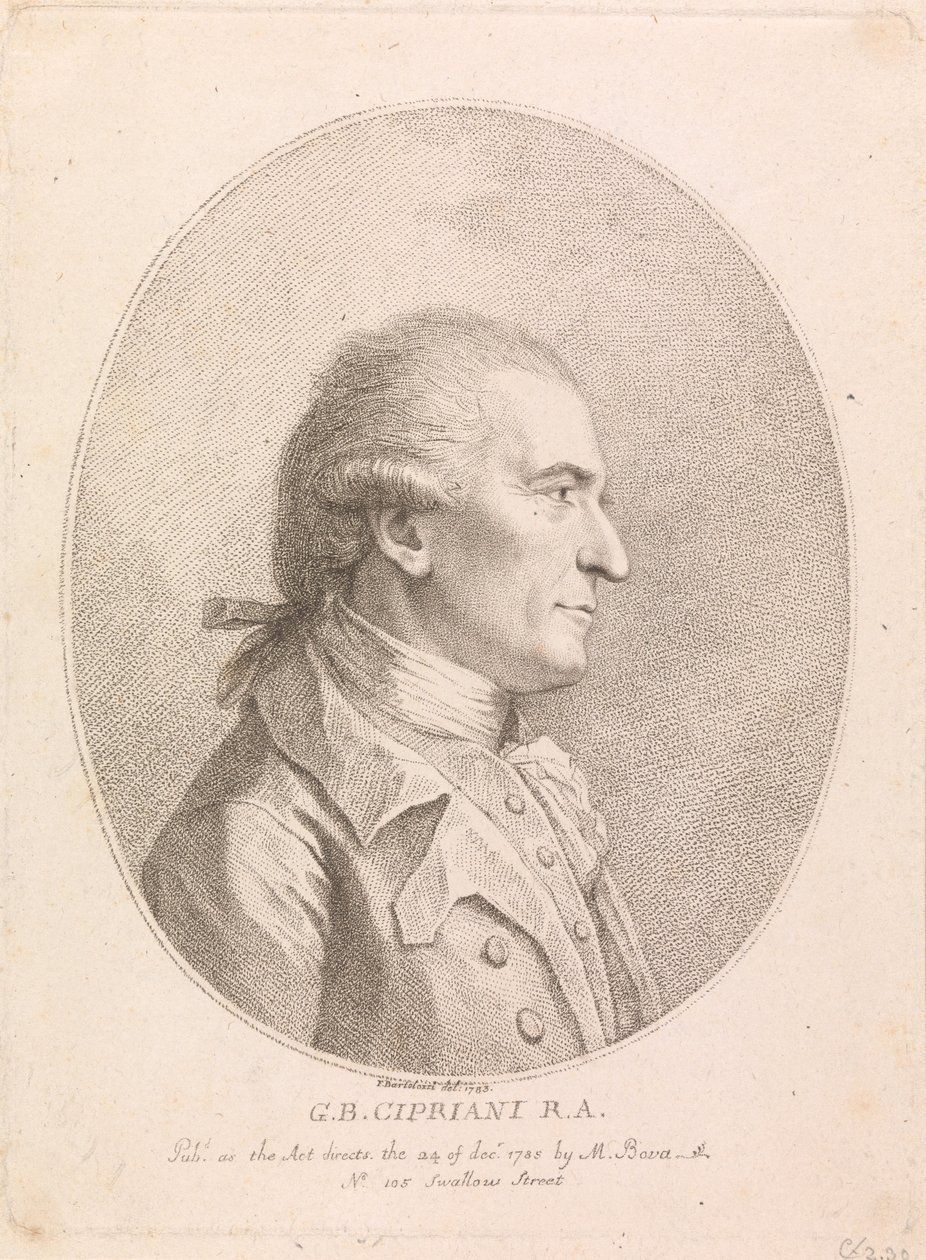 G. B. Cipriani, RA da Francesco Bartolozzi