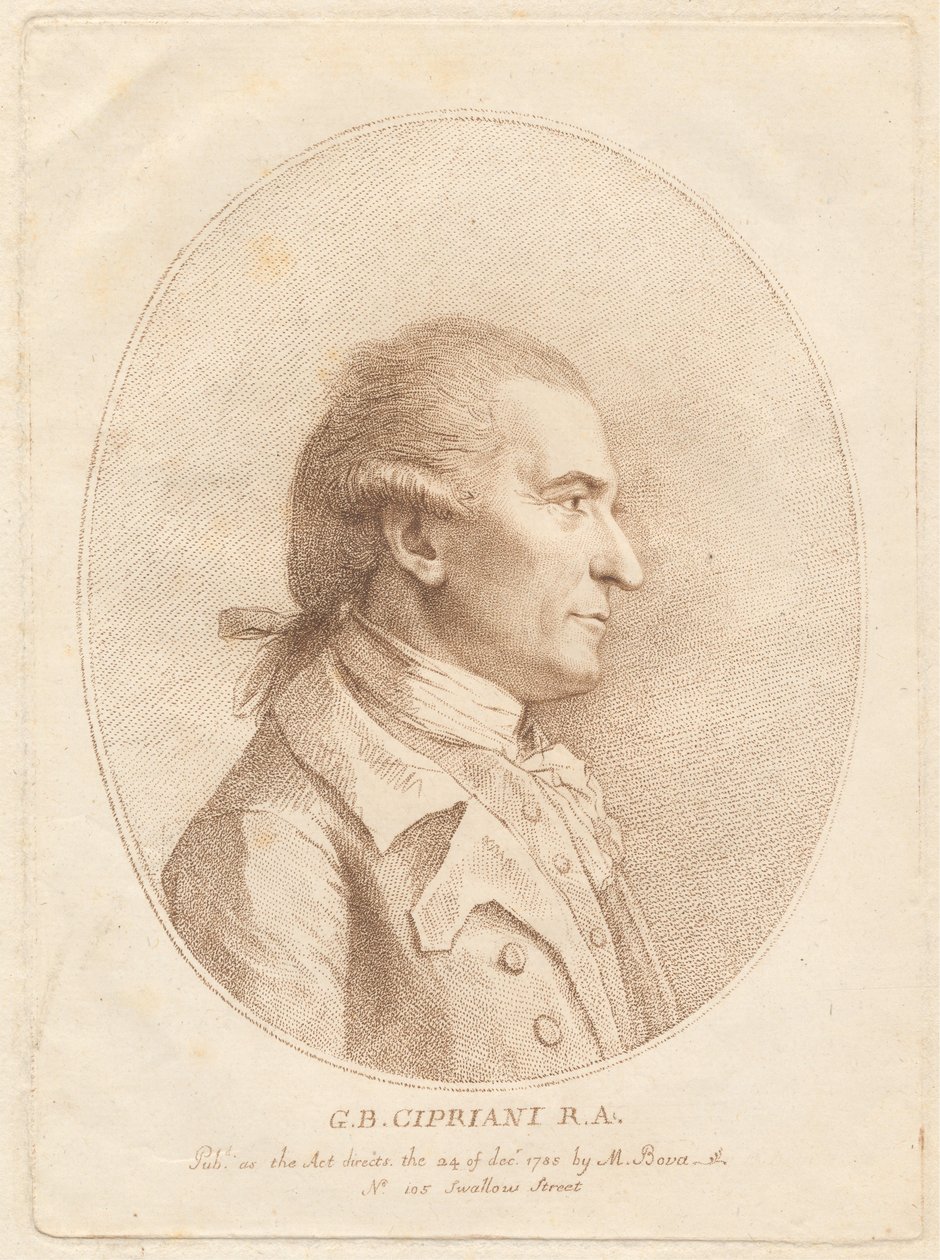 G. B. Cipriani, R.A. da Francesco Bartolozzi