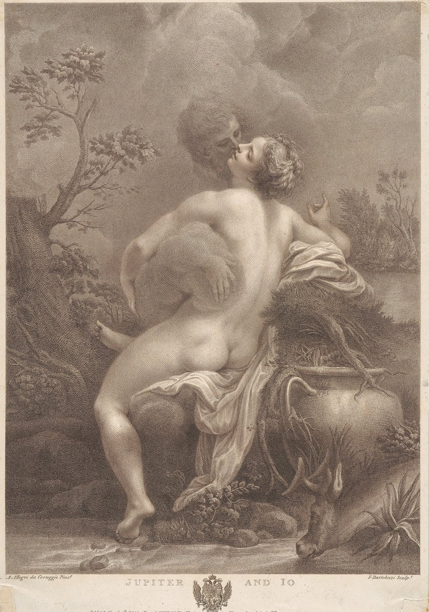 Giove e Io da Francesco Bartolozzi