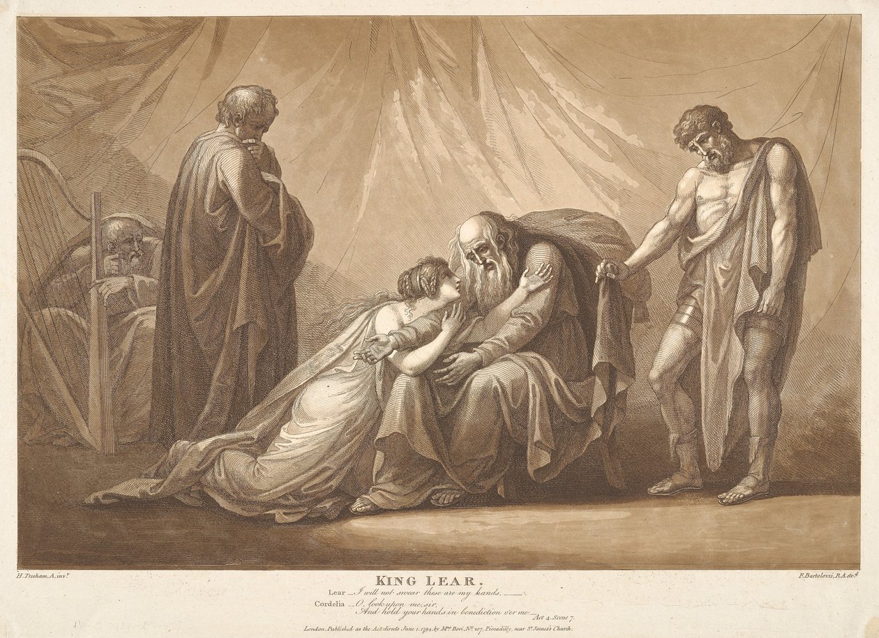 Re Lear, atto 4, scena VII da Francesco Bartolozzi