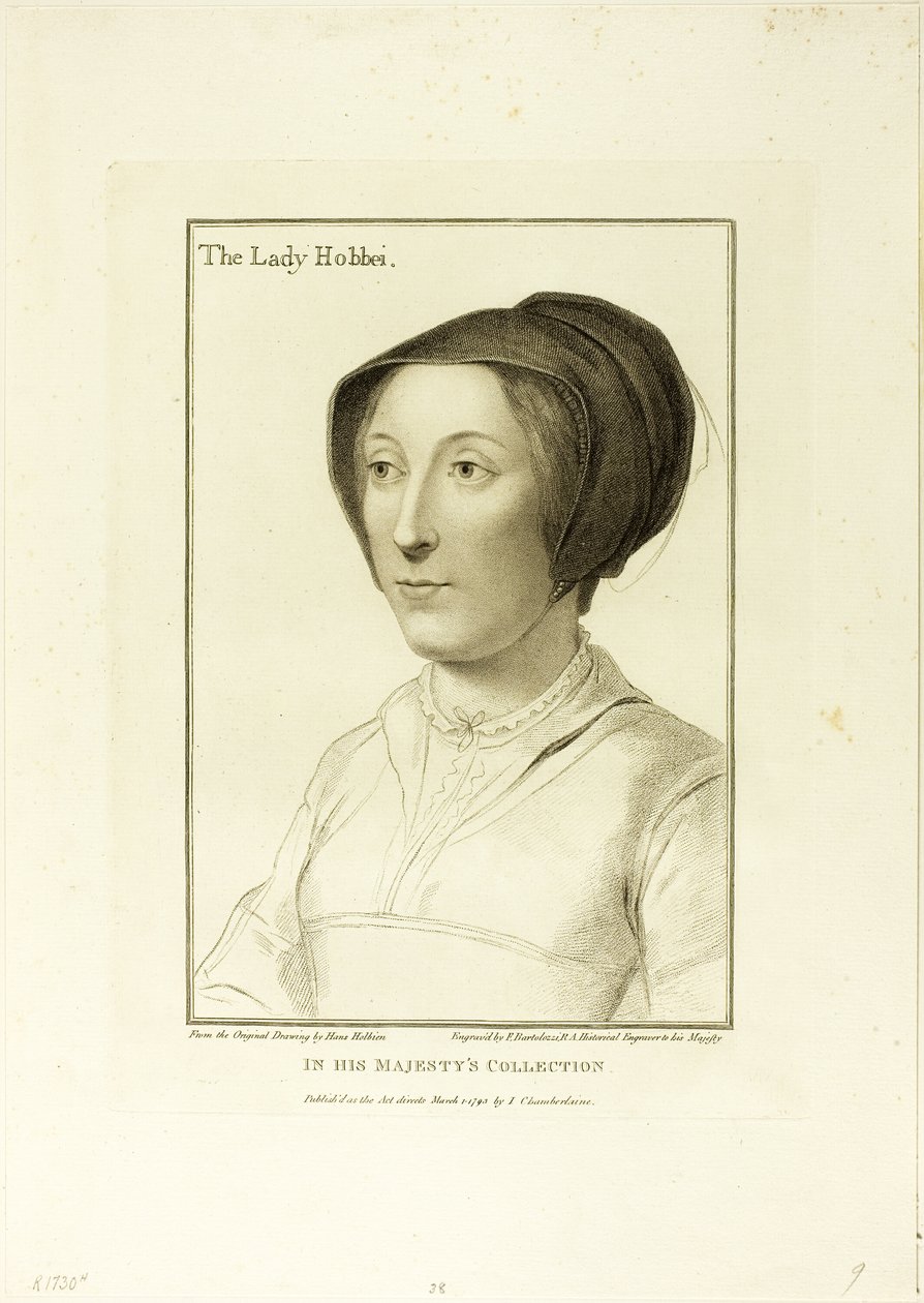 Lady Hobby da Francesco Bartolozzi