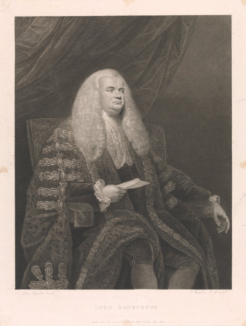 Lord Ashburton da Francesco Bartolozzi