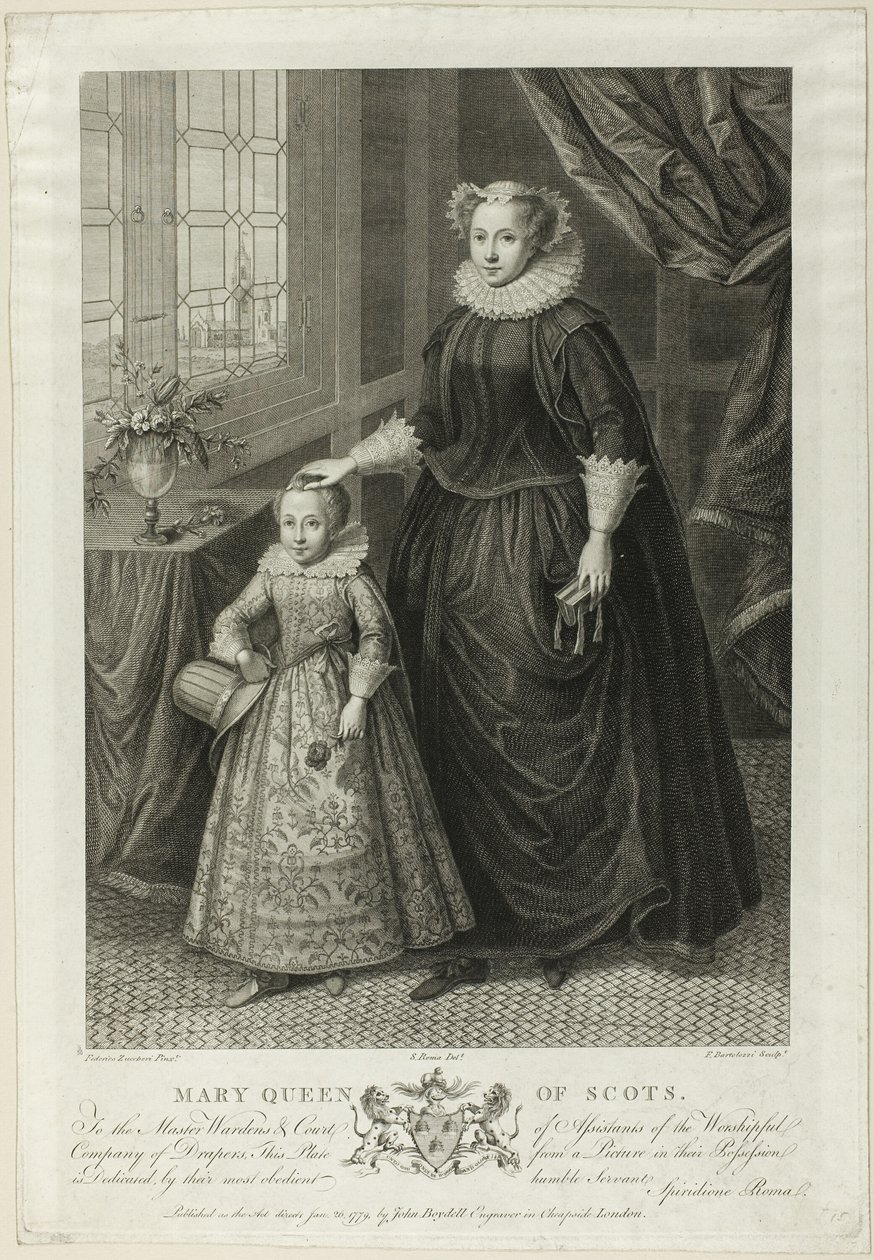 Maria, Regina di Scozia da Francesco Bartolozzi