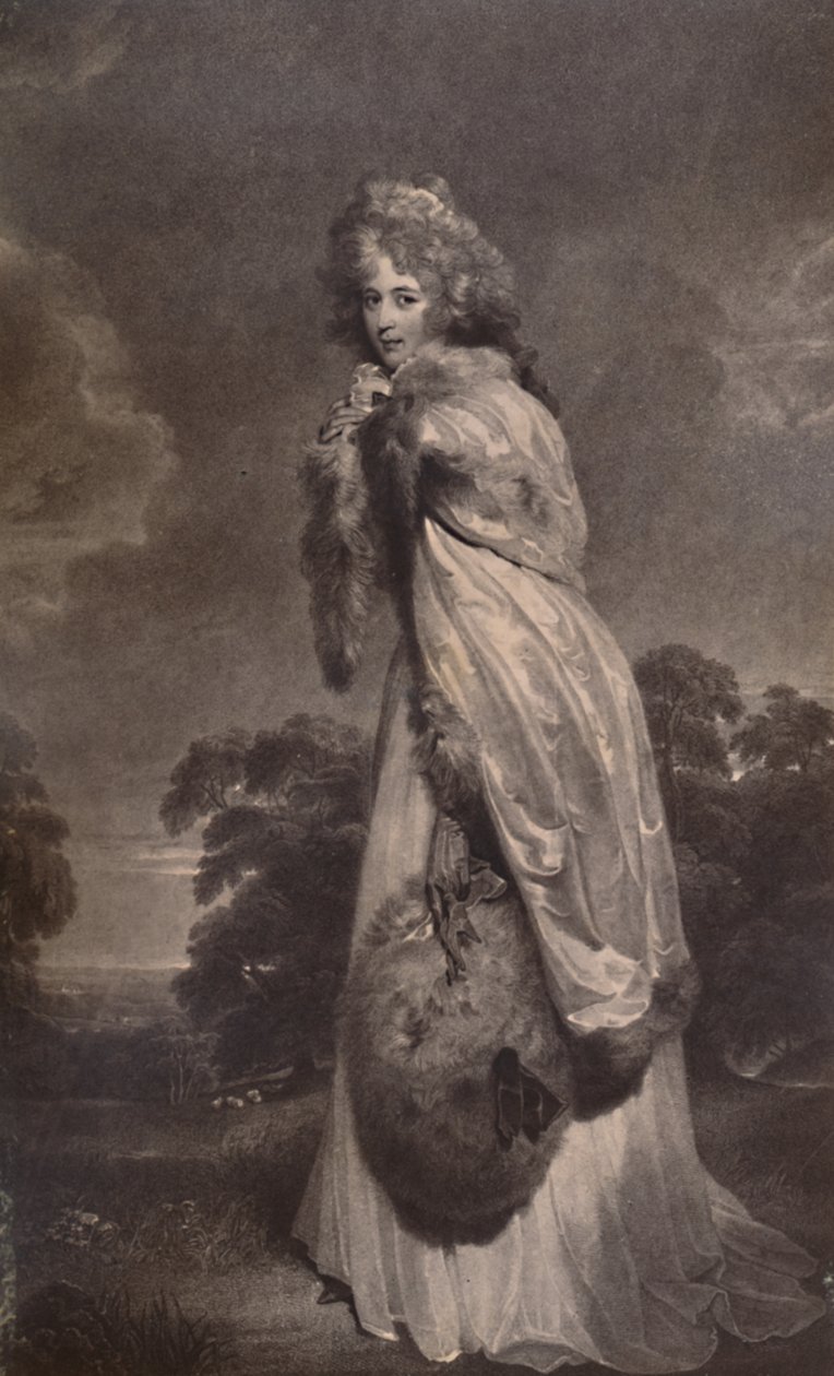 Miss Elizabeth Farren, poi Contessa di Derby da Francesco Bartolozzi