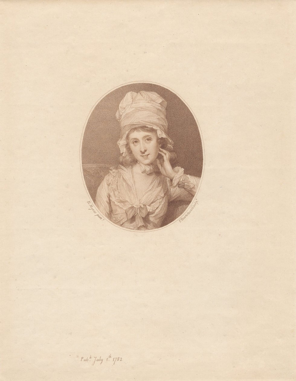 Signora Chambers da Francesco Bartolozzi