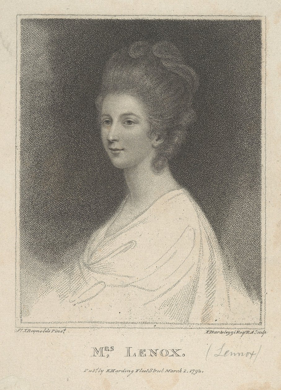 Signora Lenox da Francesco Bartolozzi