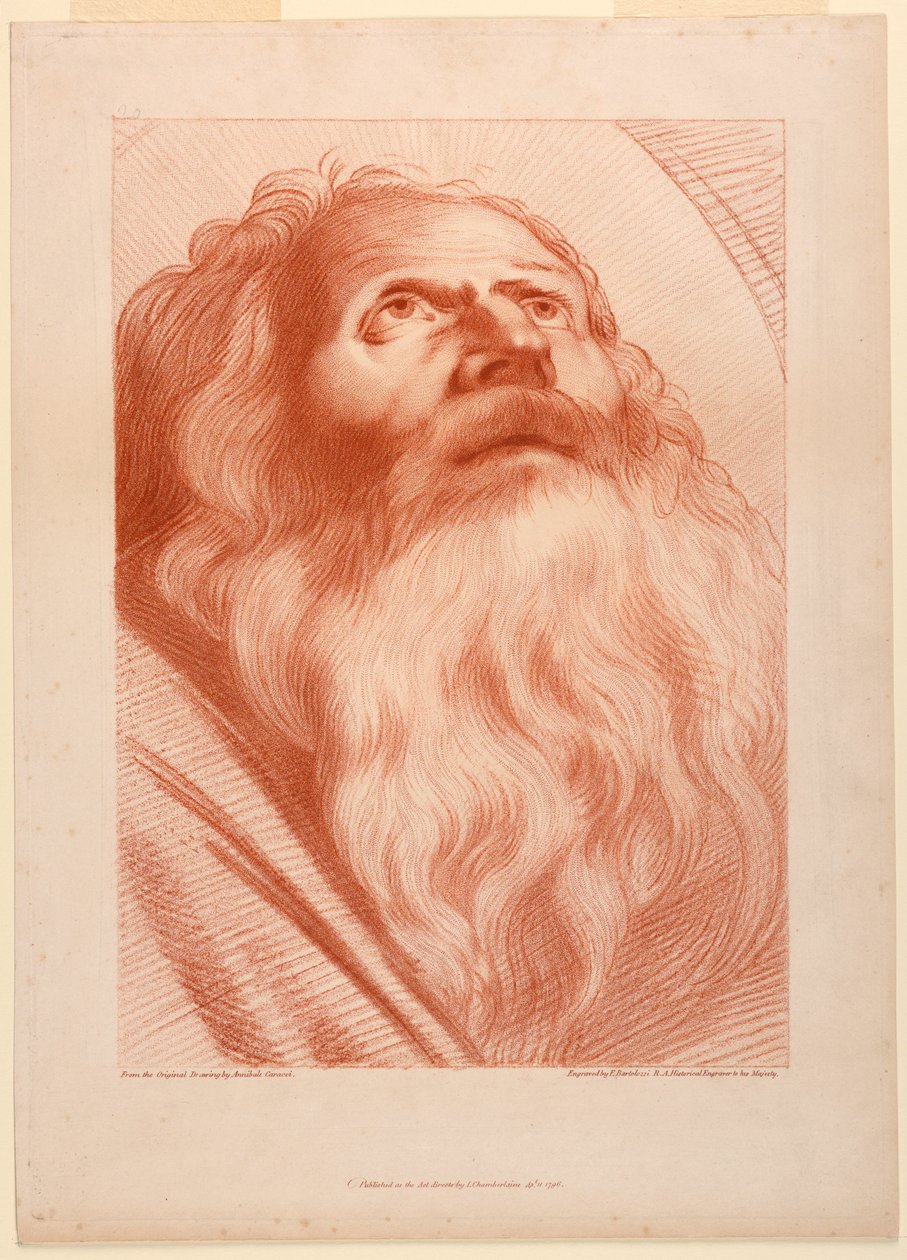 Testa di vecchio da Francesco Bartolozzi
