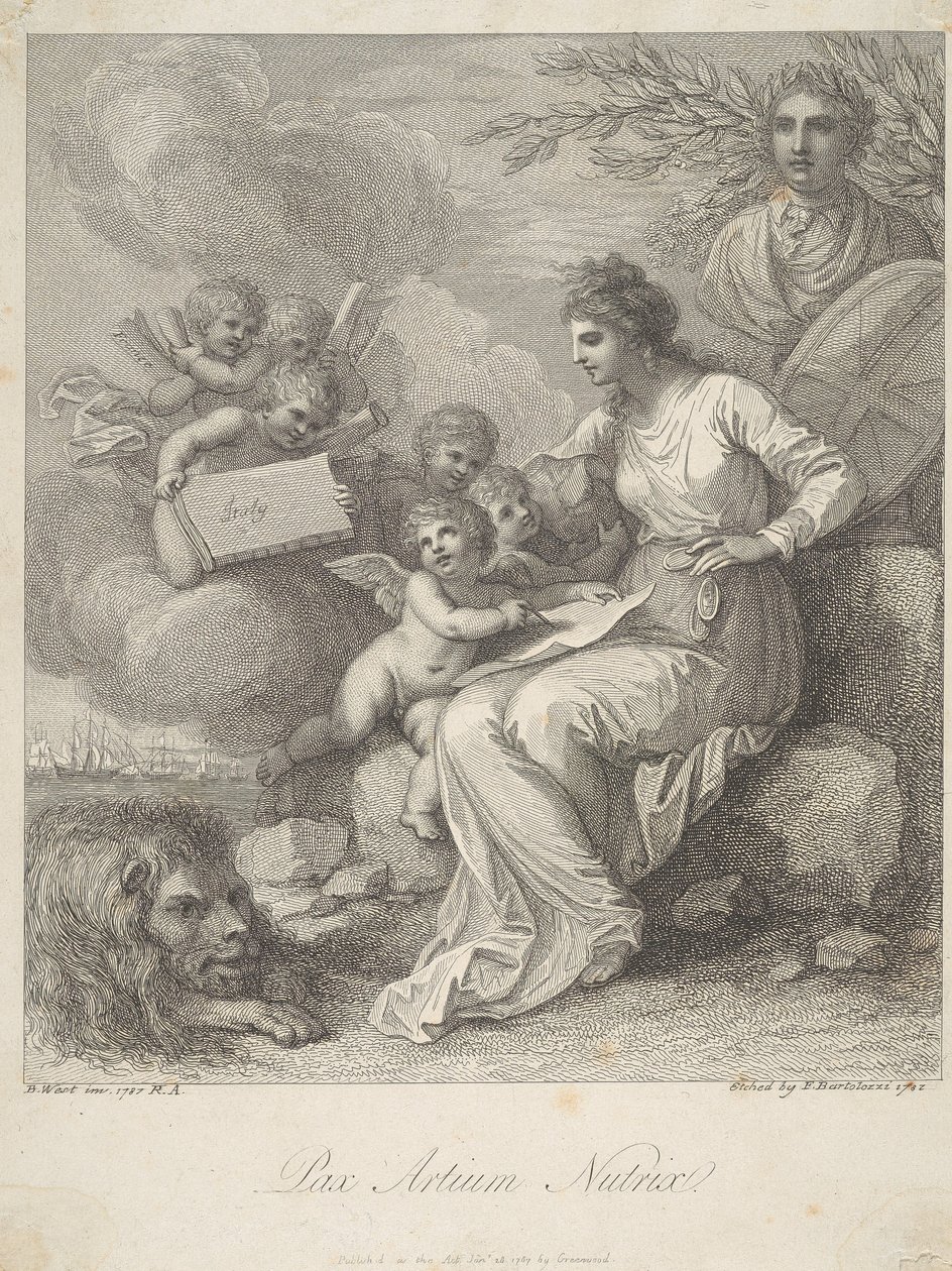 La pace, nutrice delle arti da Francesco Bartolozzi
