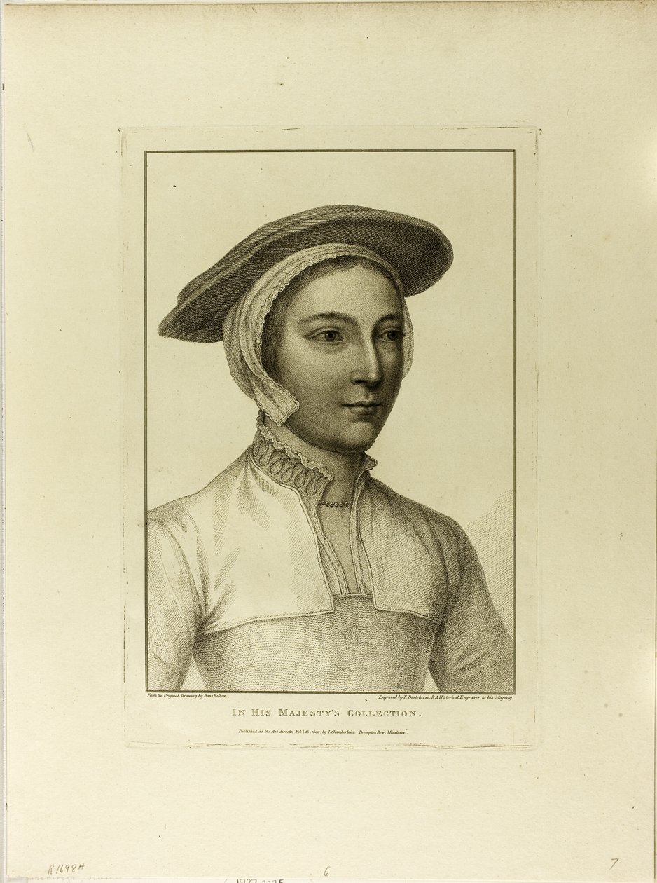 Ritratto di una giovane donna da Francesco Bartolozzi