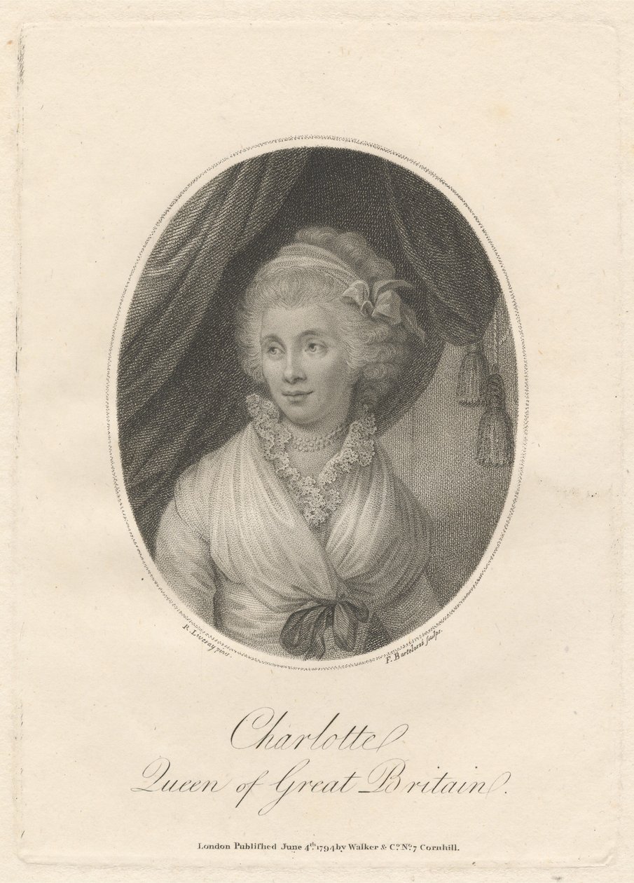 La regina Carlotta da Francesco Bartolozzi