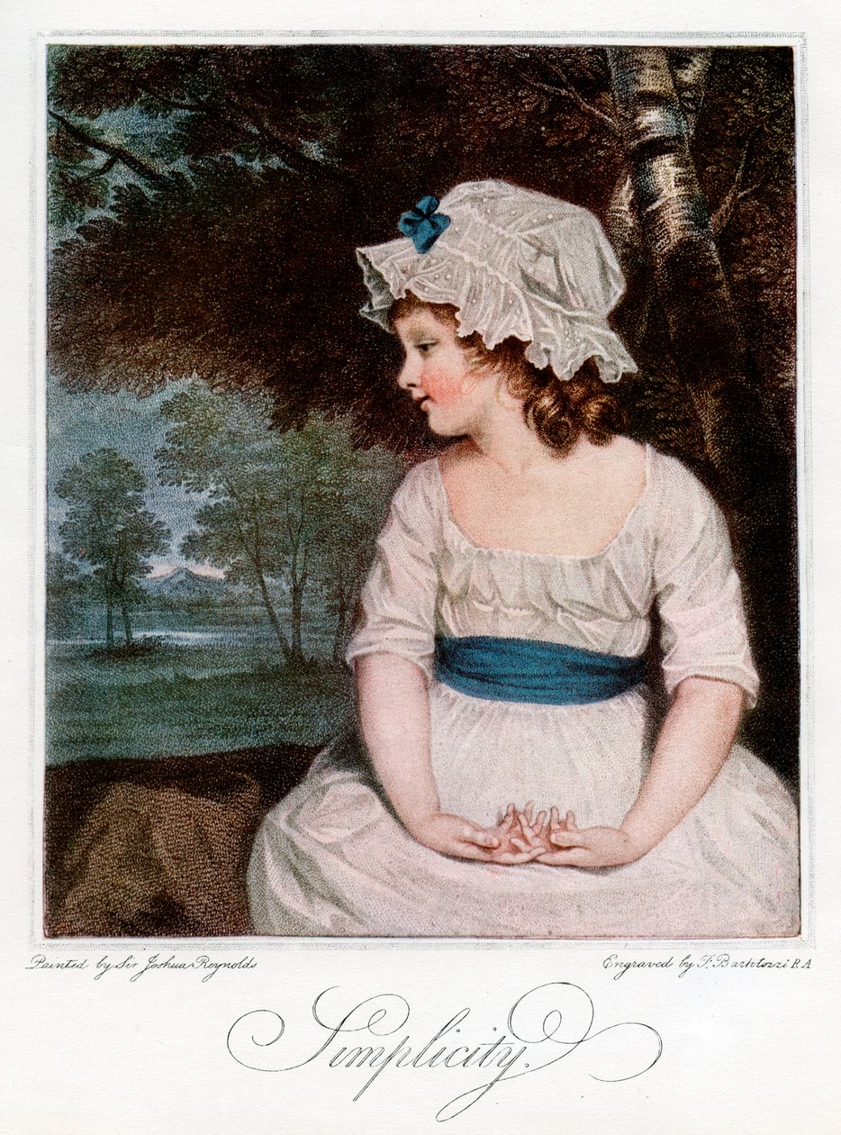 Semplicità, 1905 da Francesco Bartolozzi