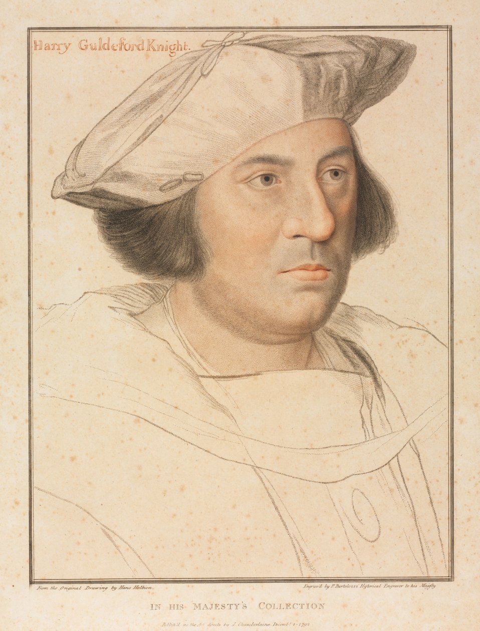 Sir Henry Guldeford, 1792 da Francesco Bartolozzi