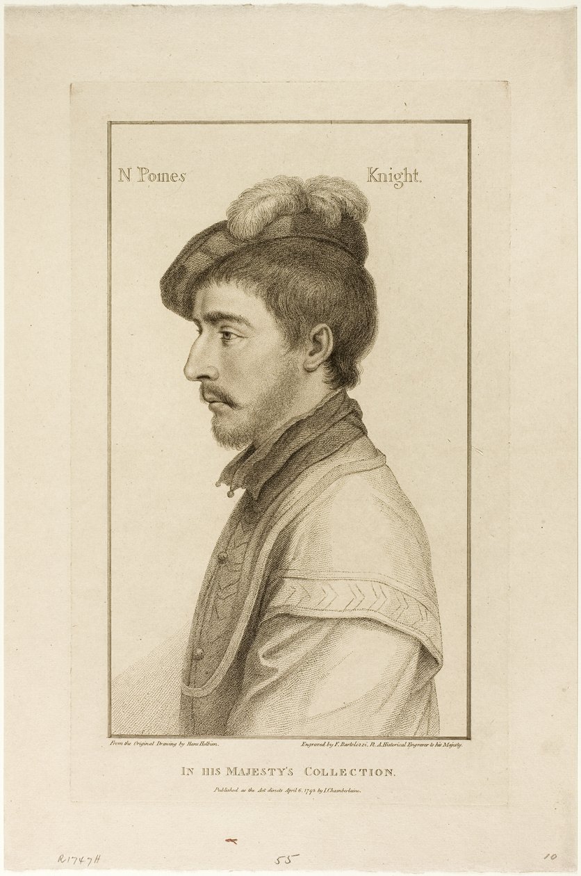 Sir Nicholas Poines da Francesco Bartolozzi