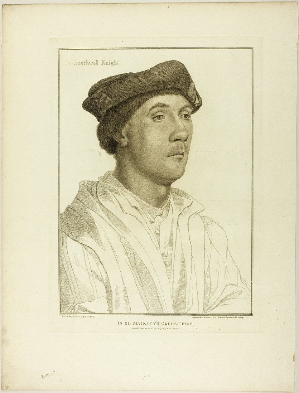 Sir Richard Southwell da Francesco Bartolozzi