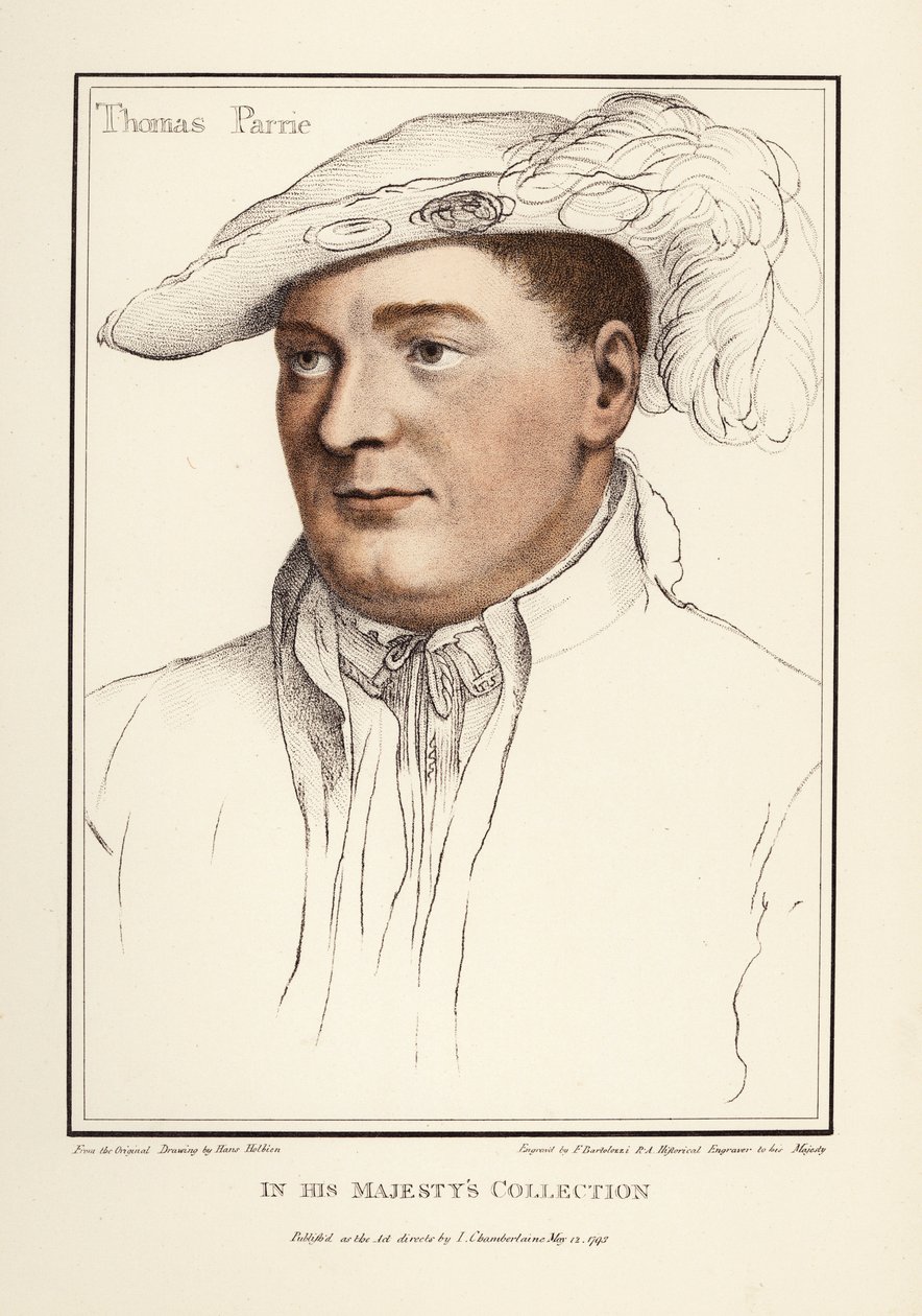Sir Thomas Parry (1515-1560) da Francesco Bartolozzi