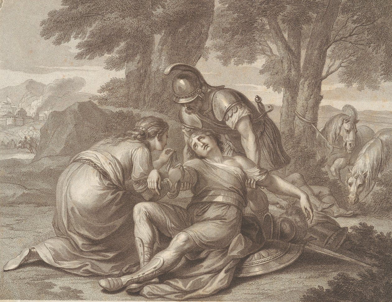 Tancredi ed Erminia da Francesco Bartolozzi
