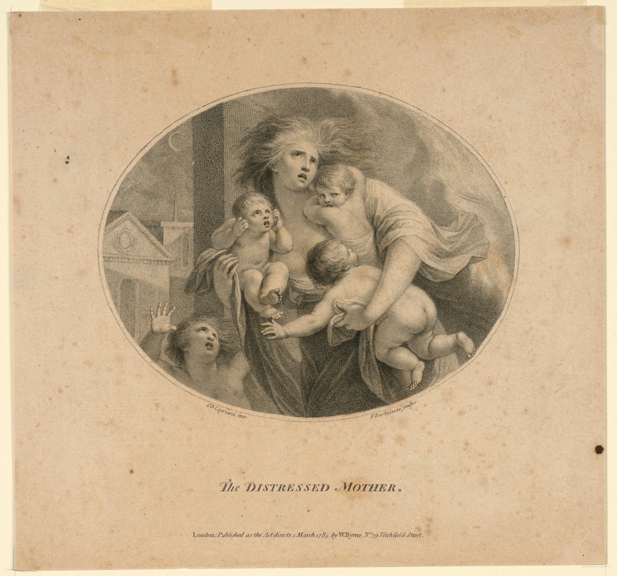 La madre afflitta da Francesco Bartolozzi