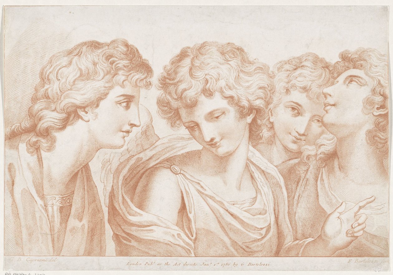 Quattro angeli da Francesco Bartolozzi