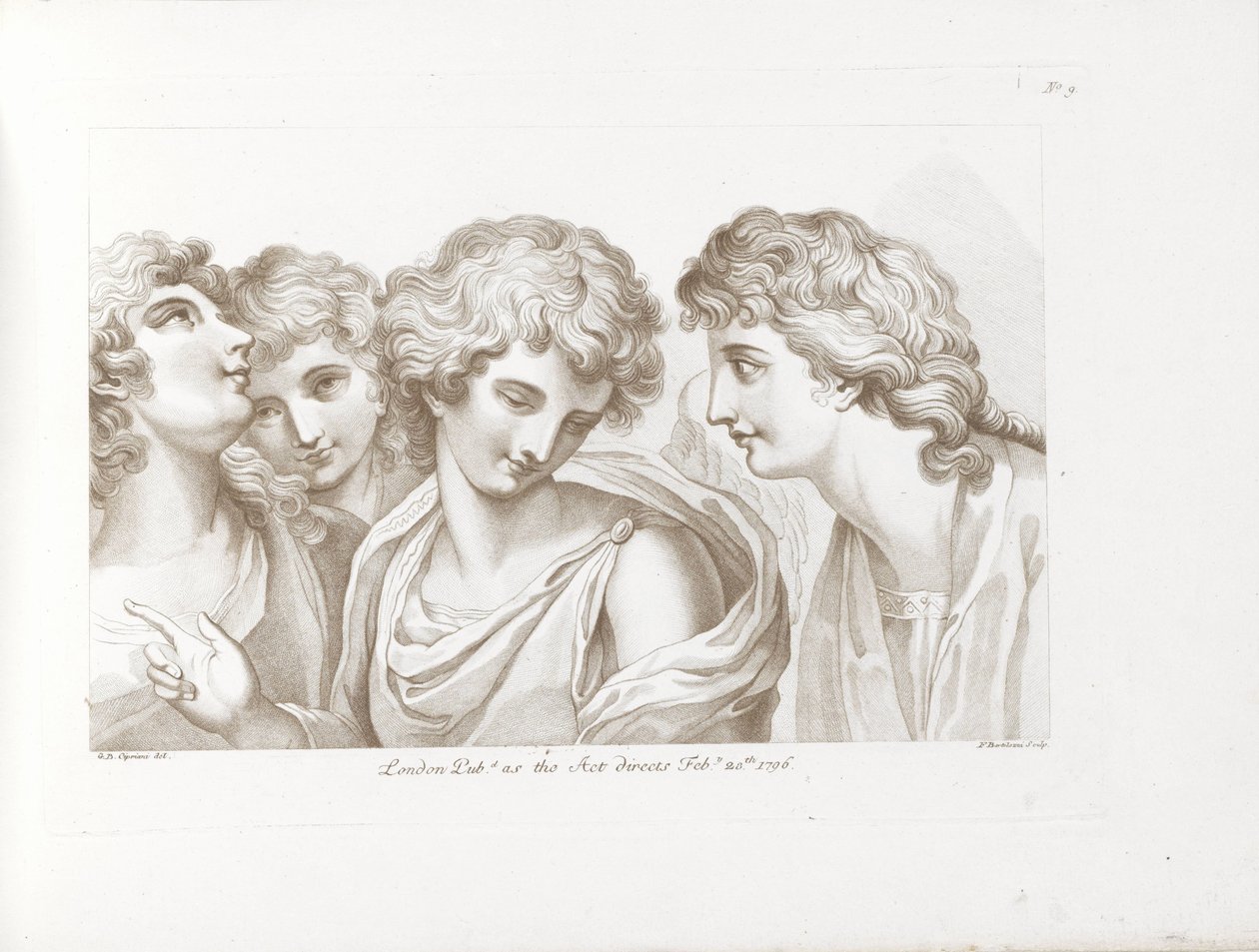 Quattro angeli da Francesco Bartolozzi