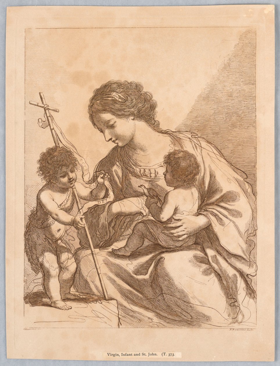 Vergine, Bambino e San Giovanni da Francesco Bartolozzi