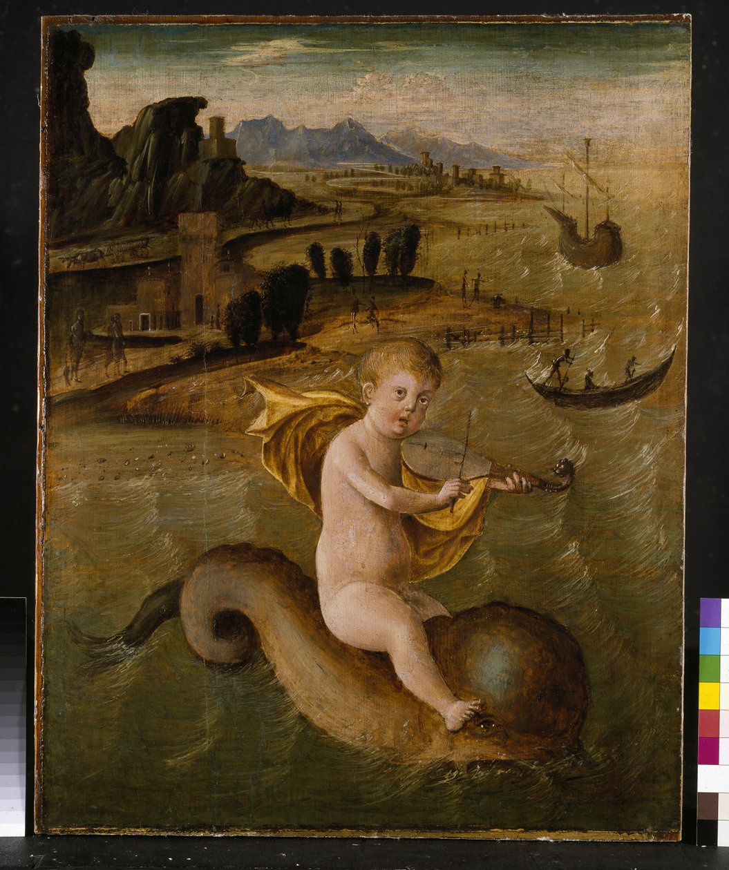 Arione che cavalca un delfino, c.1509-10 da Francesco Bianchi Ferrari