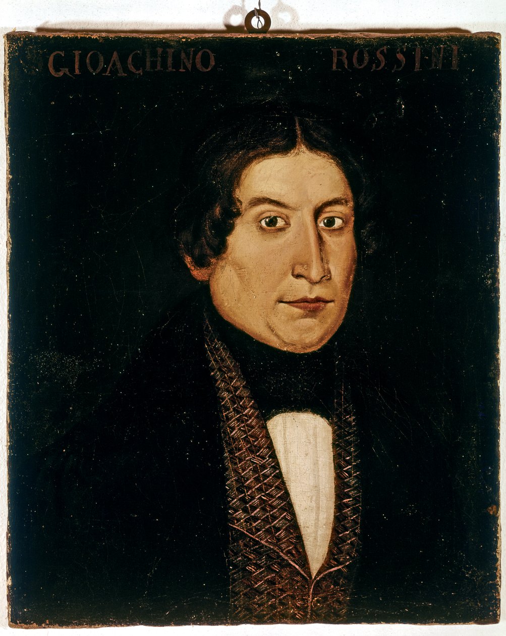 Ritratto del giovane Gioachino Antonio Rossini (dipinto a olio) da Francesco Bonola