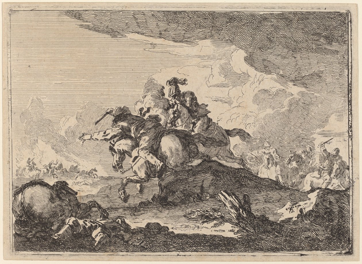 Battaglia di Cavalleria da Francesco Casanova