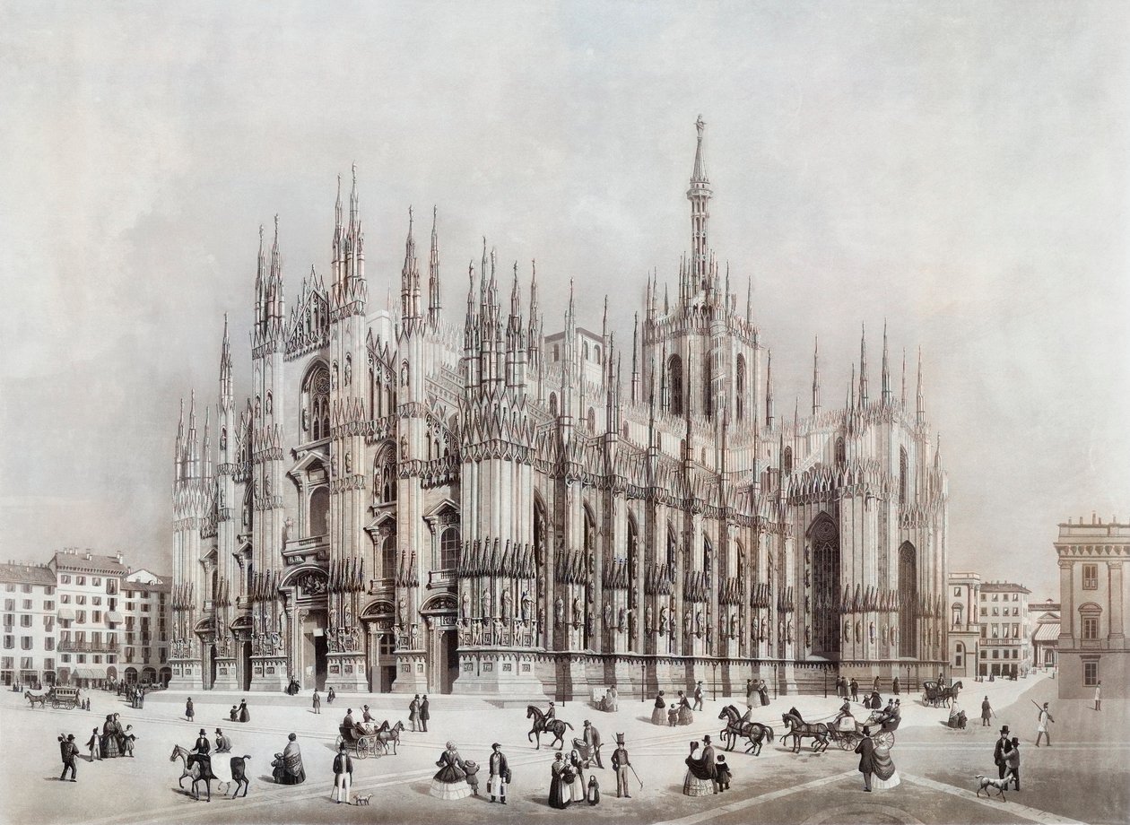 Duomo, o cattedrale, Milano, Italia da Francesco Citterio