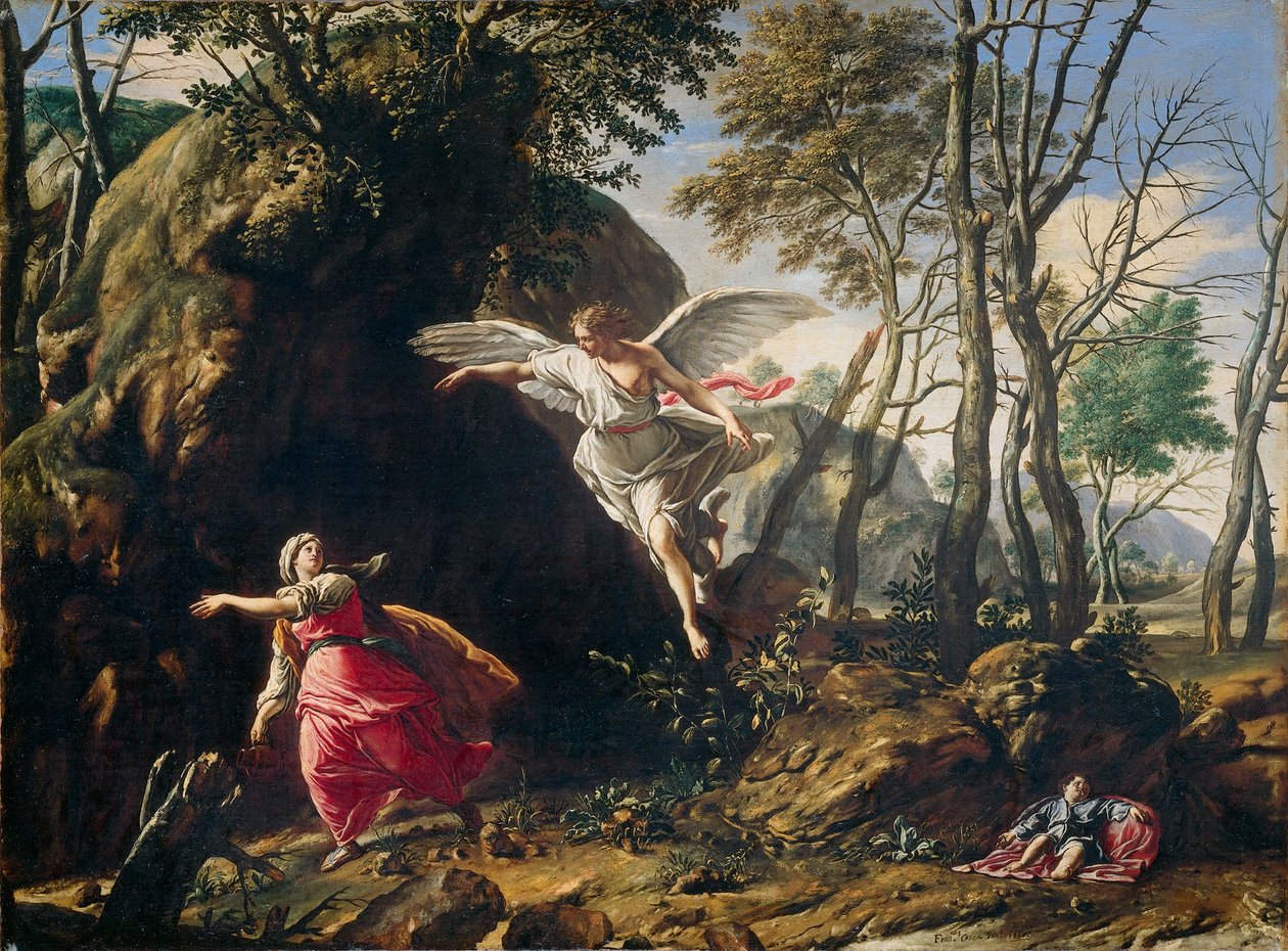 Olandese: Hagar e Ismaele nel deserto Hagar e Ismaele nel deserto da Francesco Cozza