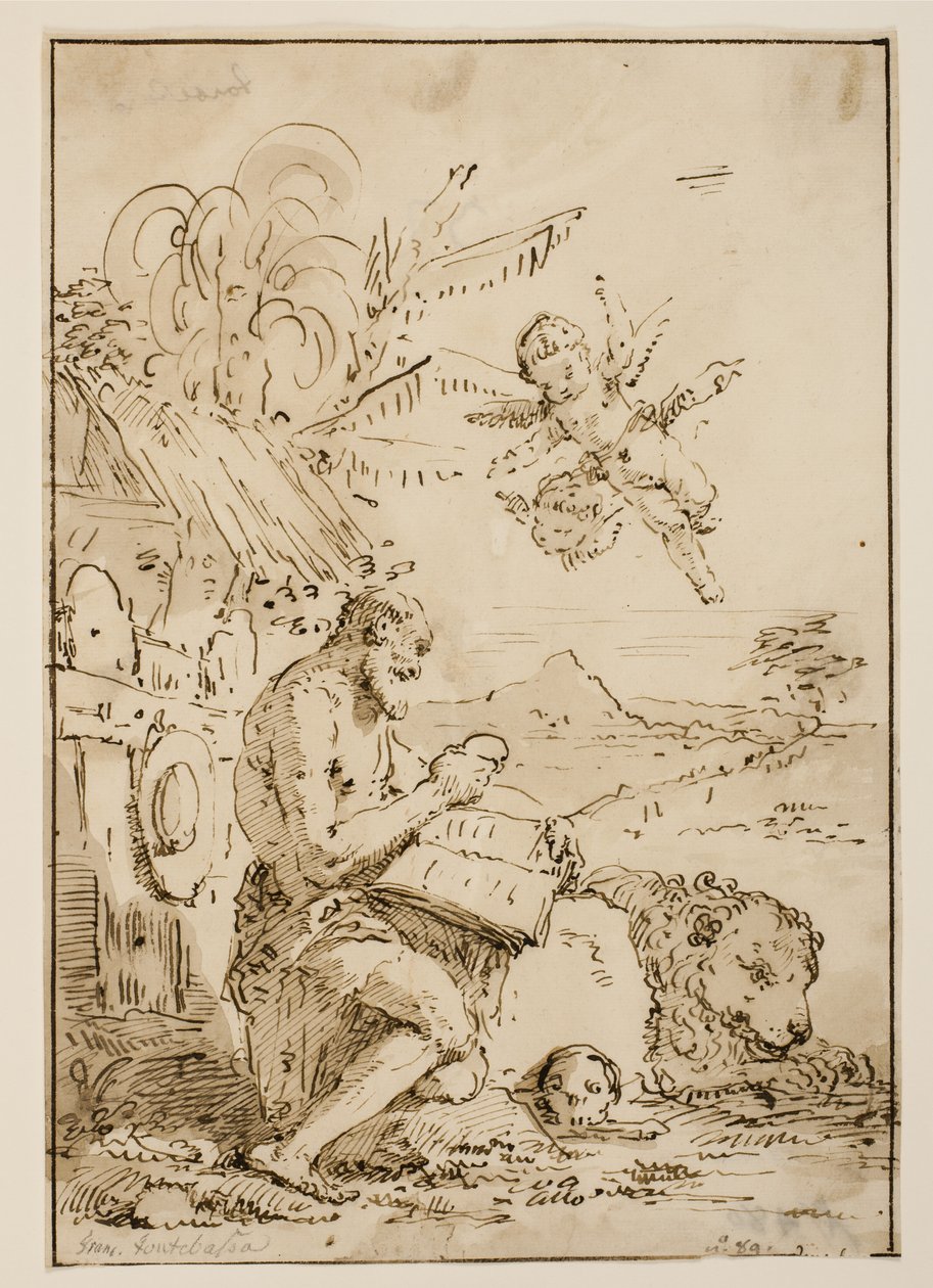 San Girolamo nel deserto da Francesco Fontebasso