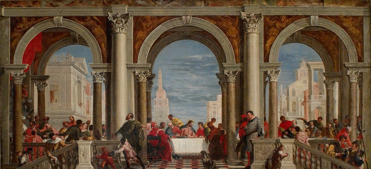 Il banchetto nella casa di Levi da Francesco Fontebasso