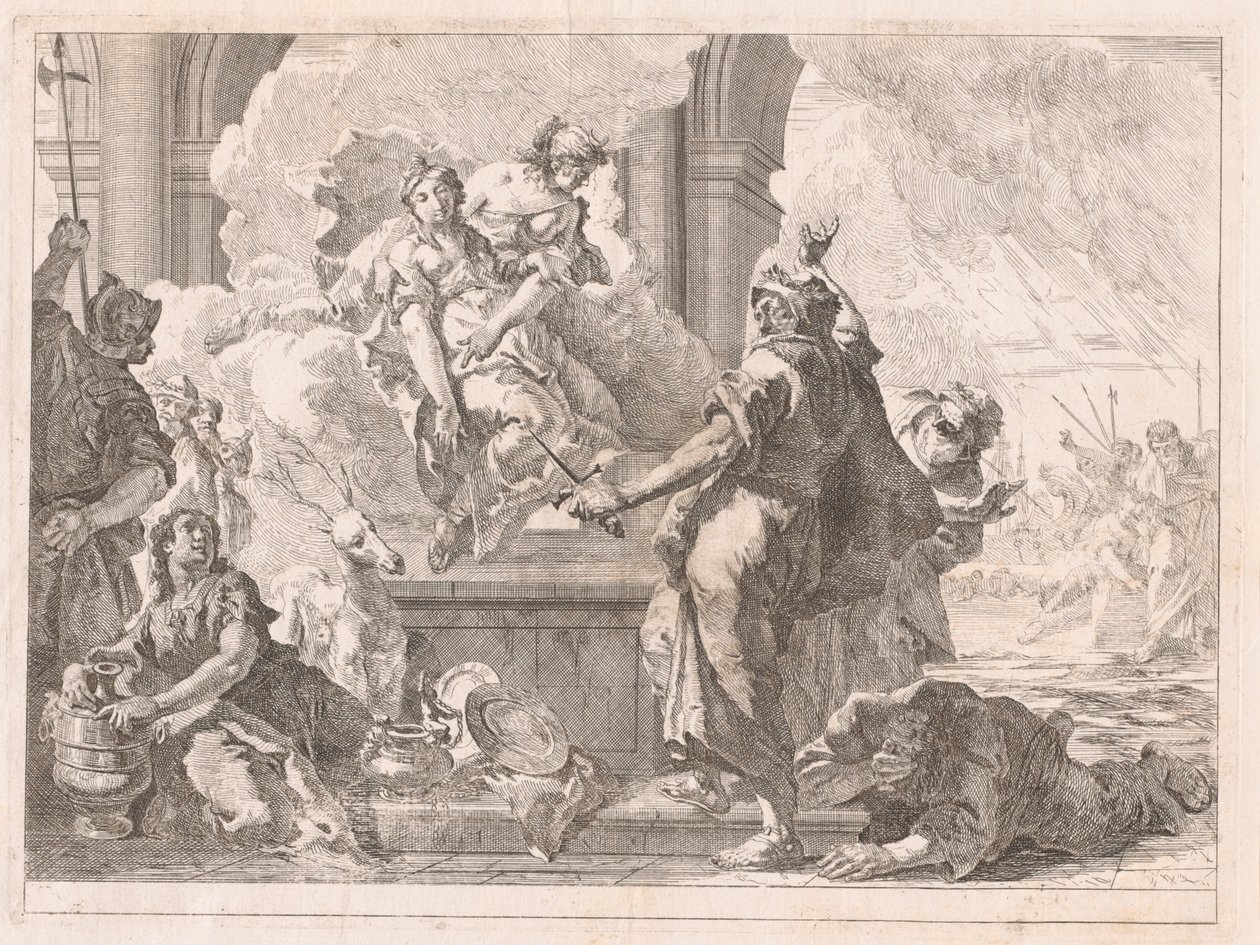 Il sacrificio di Ifigenia da Francesco Fontebasso