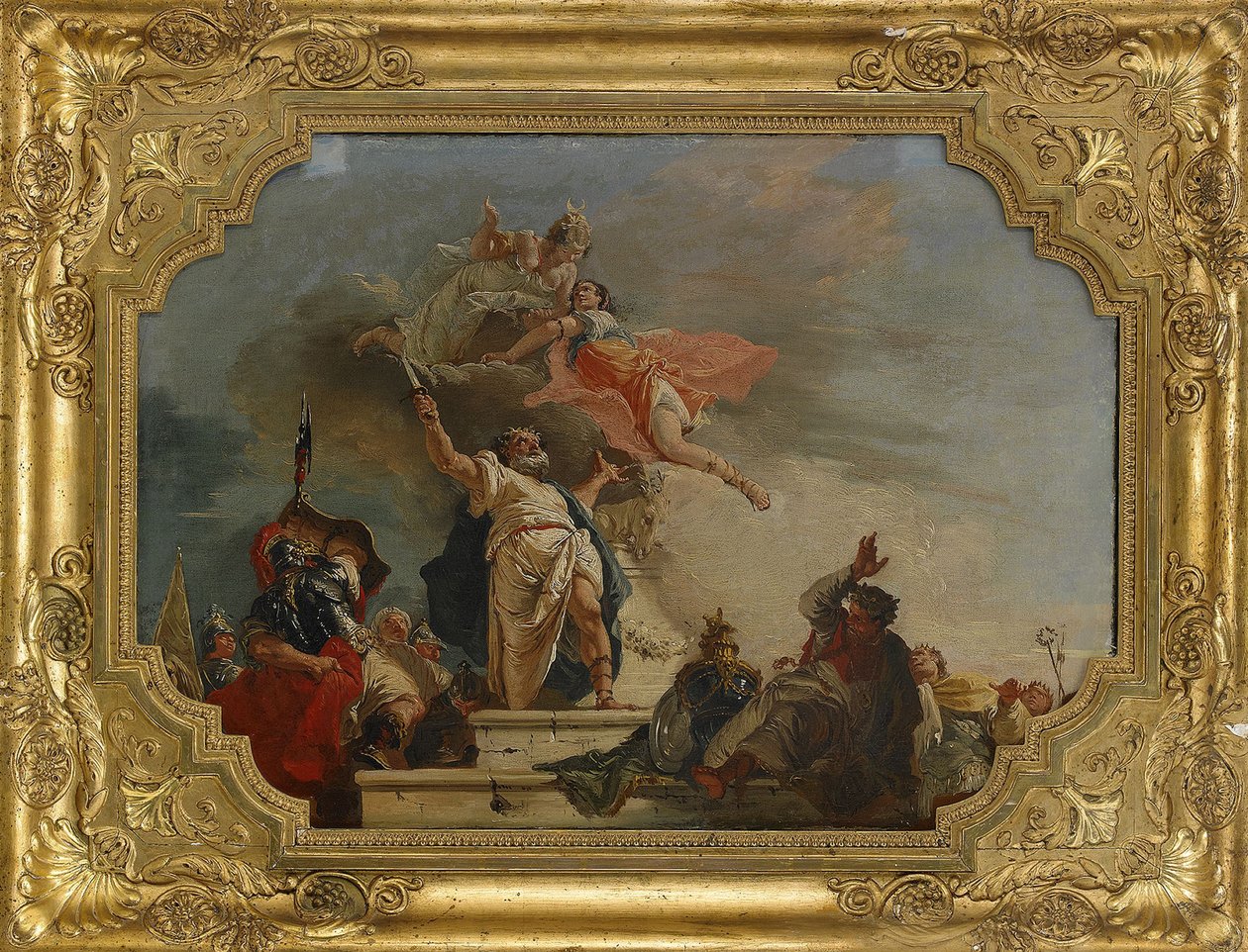 Il sacrificio di Ifigenia, XVIII secolo da Francesco Fontebasso