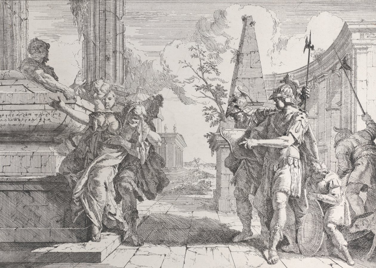 Il Sacrificio di Polissena, da Baccanali e Storie da Francesco Fontebasso