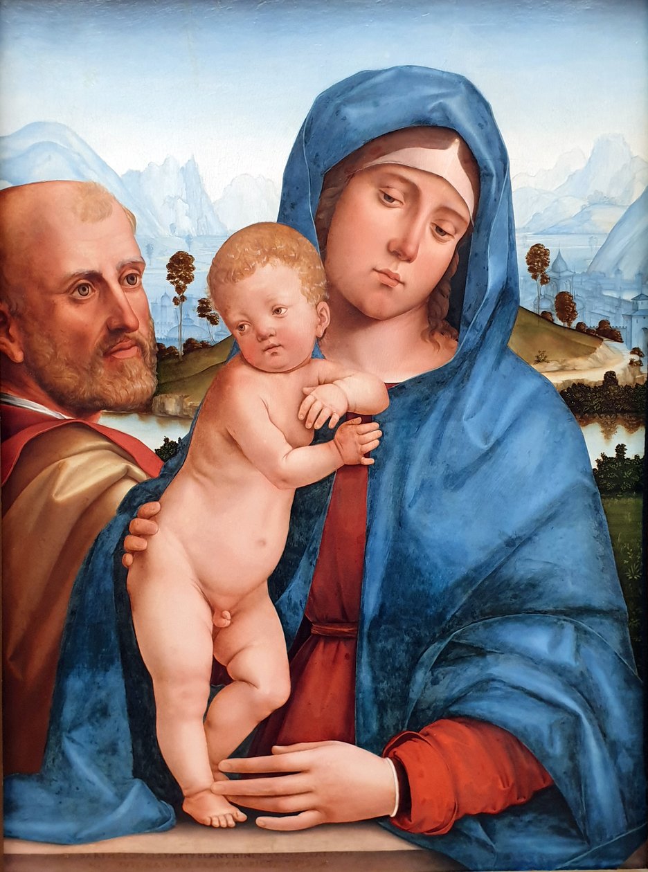 Tedesco: Die heilige Familie La Sacra Famiglia da Francesco Francia