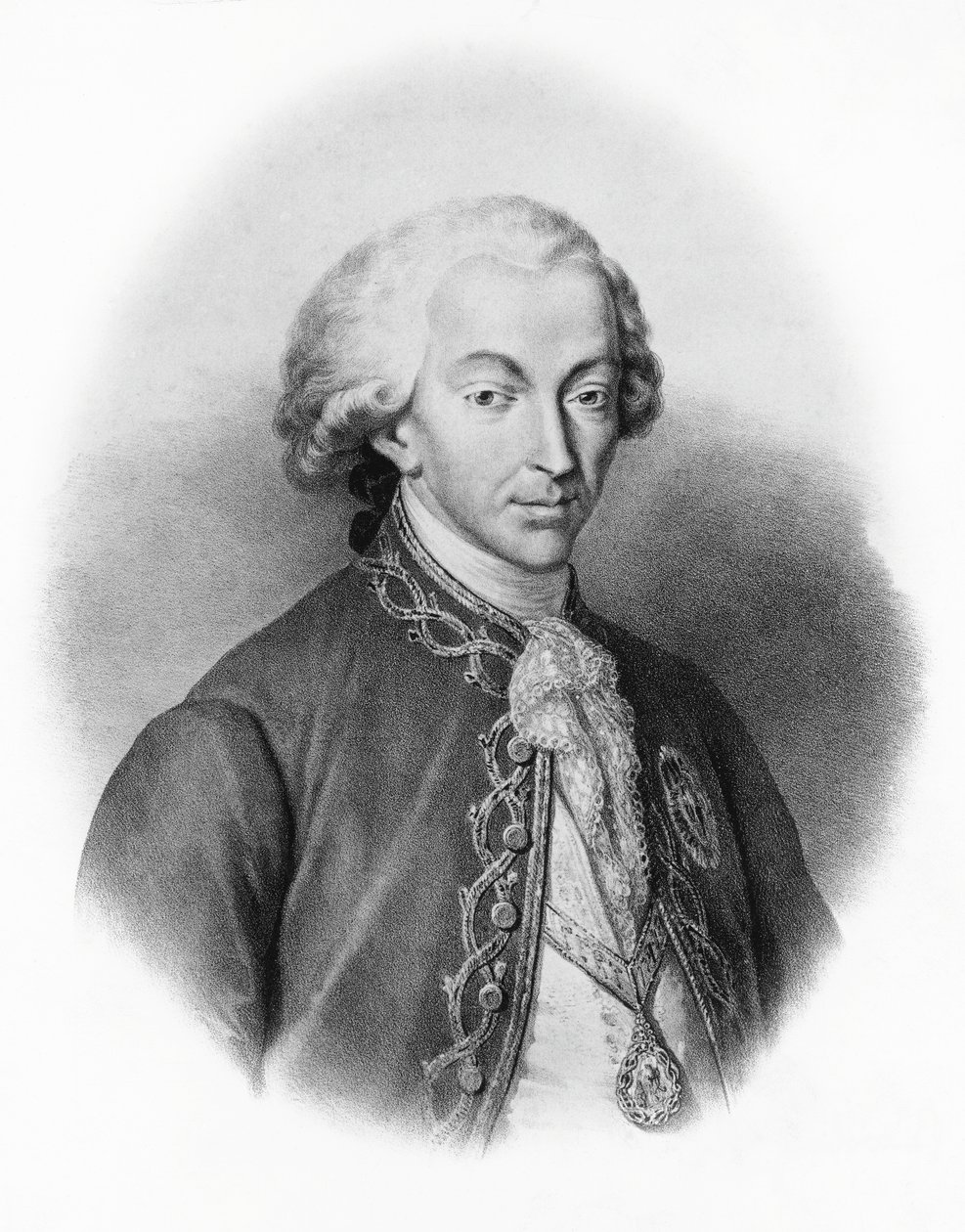 Ritratto di Carlo Emanuele IV di Savoia (1751-1819), Re di Sardegna da Francesco Gonin