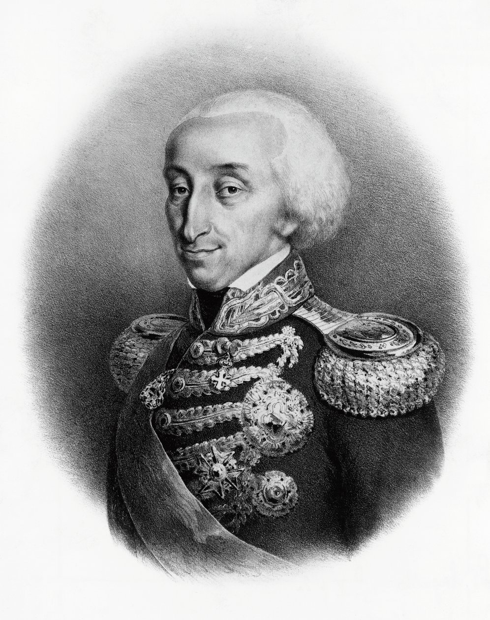 Ritratto di Vittorio Emanuele I di Savoia (1759-1824), Re di Sardegna da Francesco Gonin