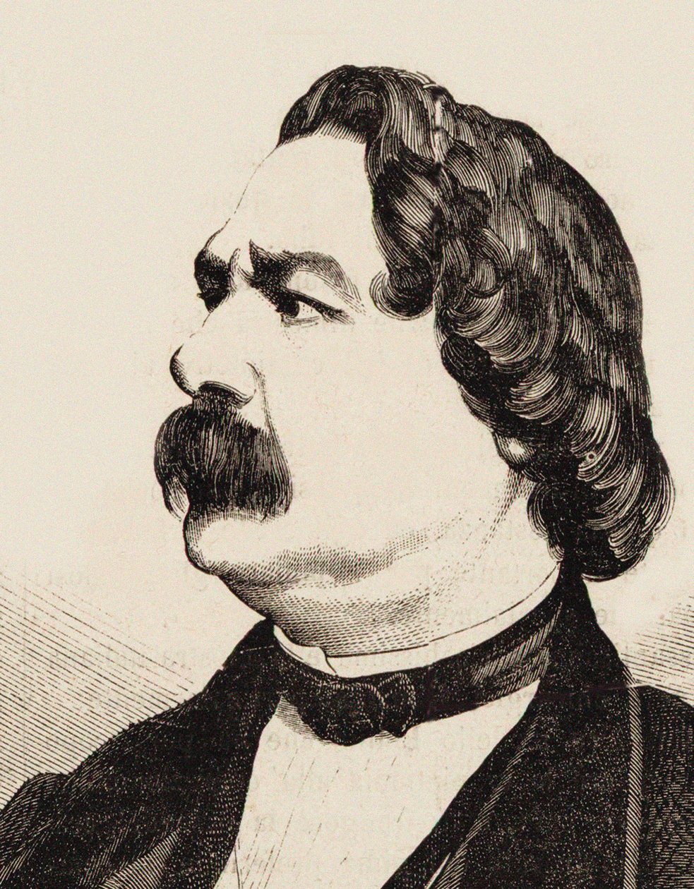 Ritratto del compositore Enrico Petrella da Francesco Gonin